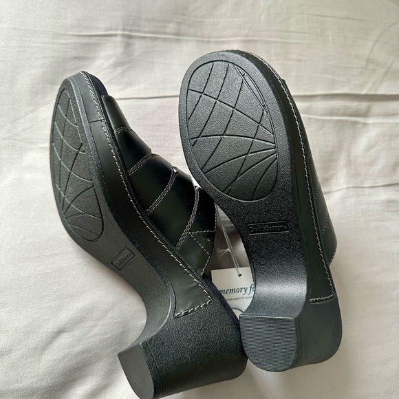 NWT Croft & Barrow Women's Black Heeled Sandals Size 7.5 - Picture 7 of 11